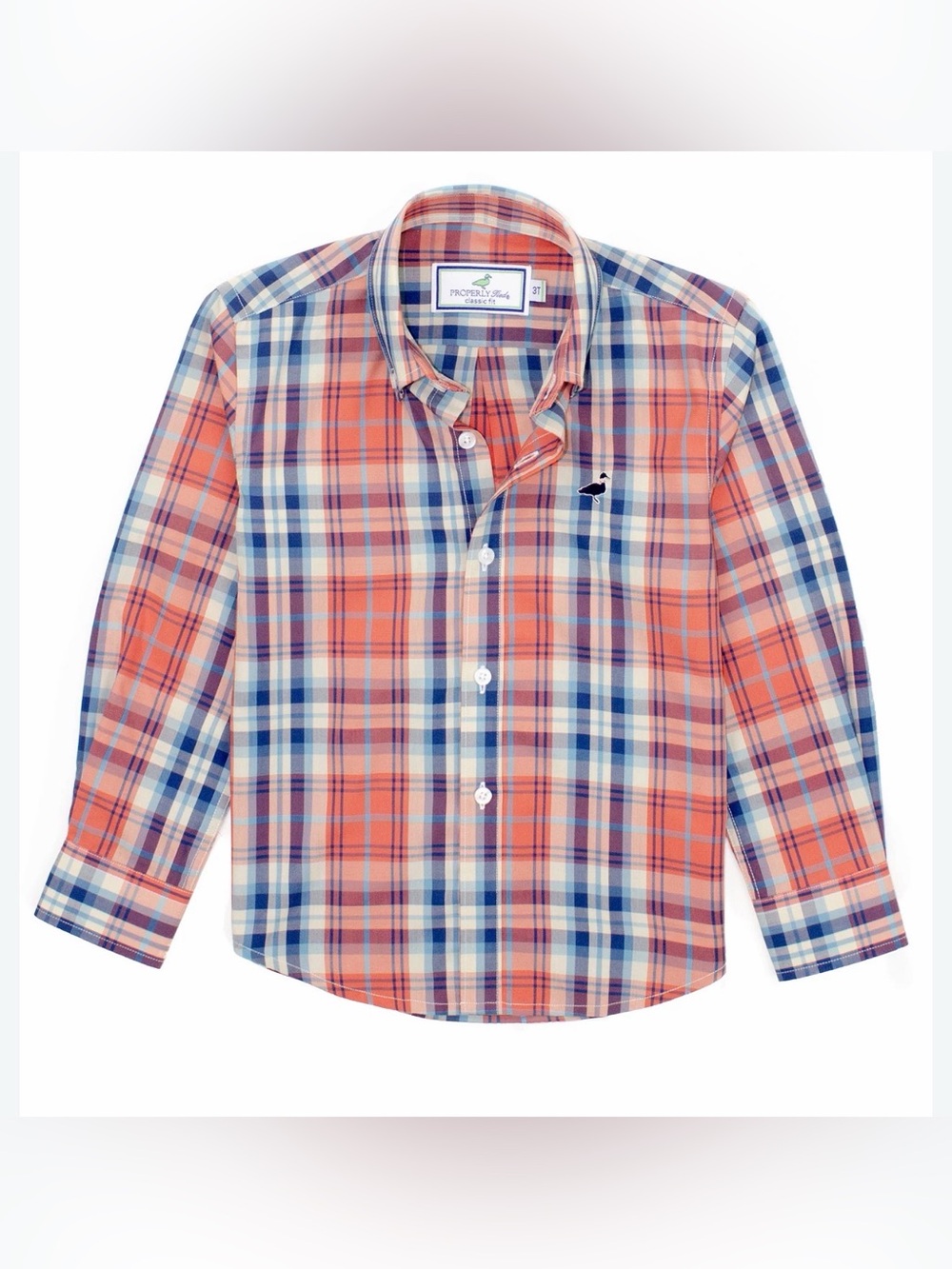 PROPERLY TIED Boys Seasonal Sportshirt in Fireside- 6